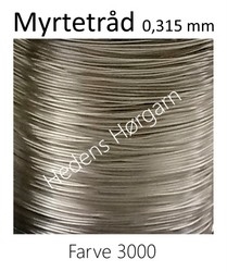 Myrtetråd 0,315 mm farve 3000 sølv